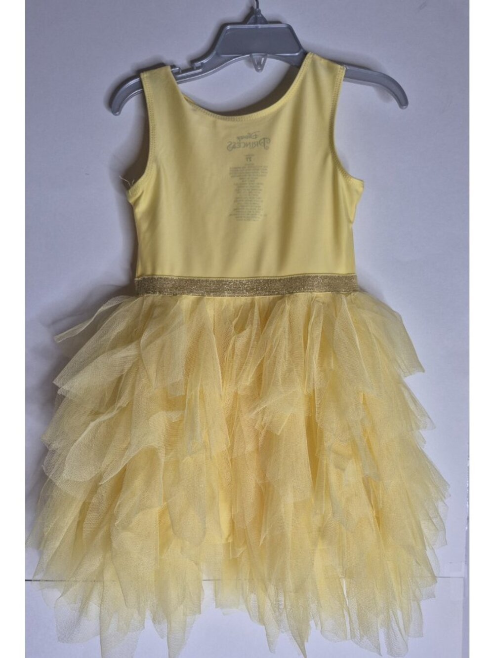 Disney Belle Beauty And The Beast Dress Costume Dress Up Sz 2T Toddler Tutu Girl - Picture 2 of 5